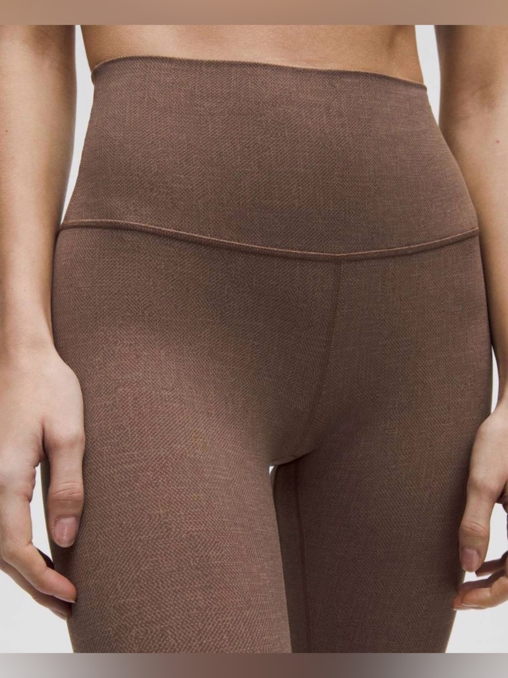 Lululemon align Leggings - espresso houndstooth - no pilling